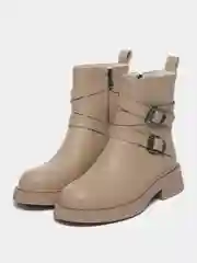 Бежевый женские ботинки, осенние