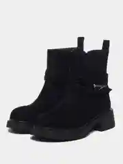 Угольный женские ботинки, осенние
