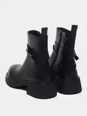 Черный женские ботинки, осенние