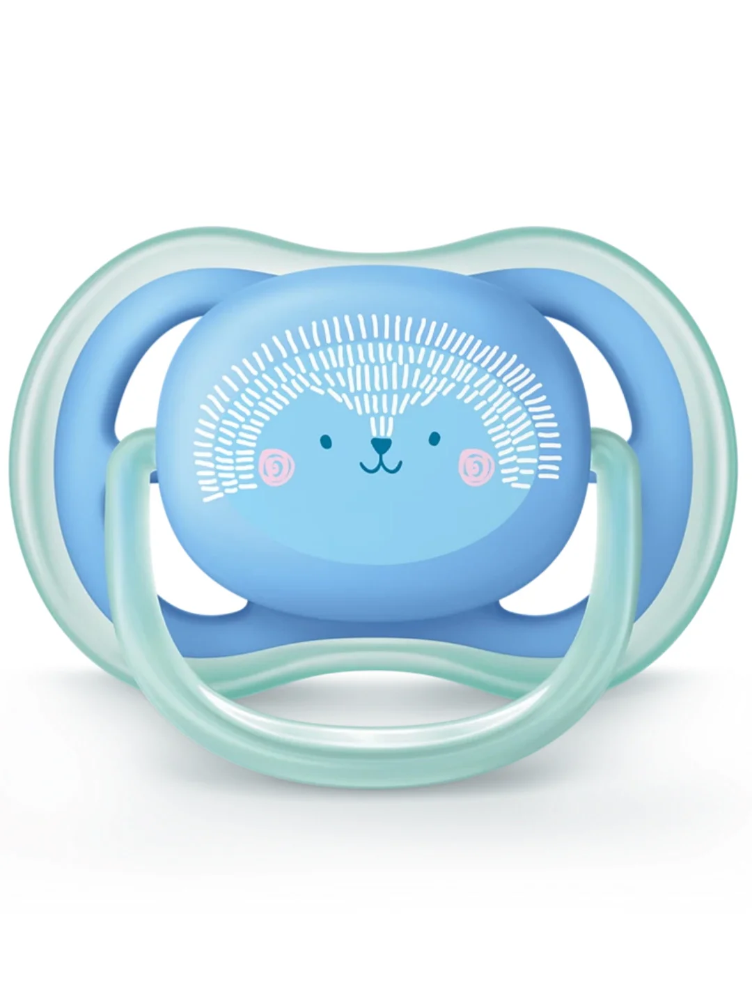 Силиконовые пустышки Philips Avent SCF344/23 ultra air, 2 шт, синий/зеленый