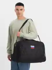 Черный сумка дорожная размеры 55х35х17 см