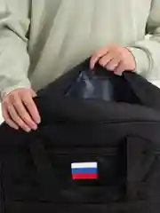 Черный сумка дорожная размеры 55х35х17 см