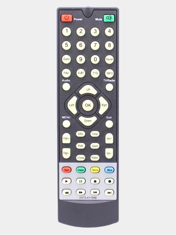 Пульт DVBT2-4110HD для ресивера LUMAX