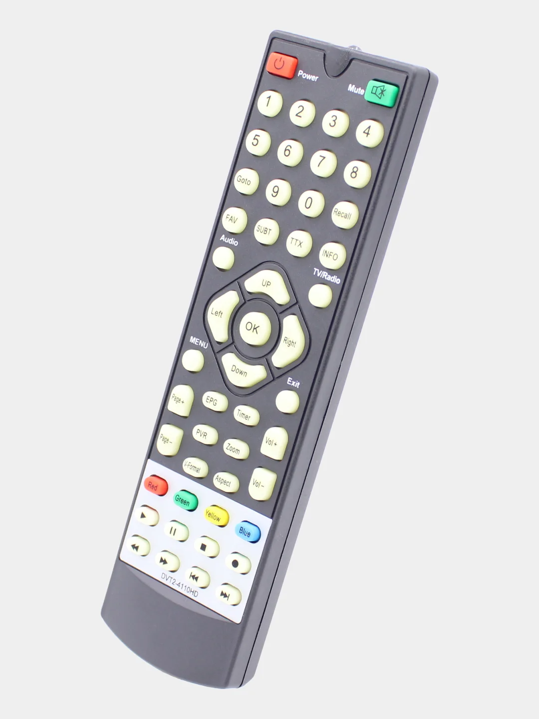 Пульт DVBT2-4110HD для ресивера LUMAX