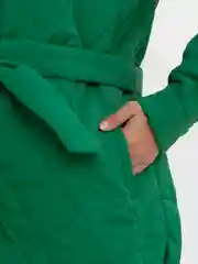 Зеленый куртка женская демисезонная