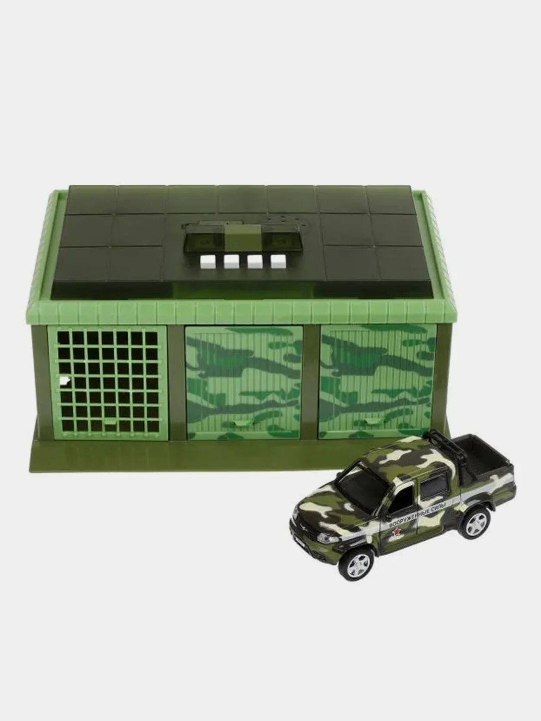 Игрушка Технопарк Модель ВОЕННАЯ БАЗА, 22 см