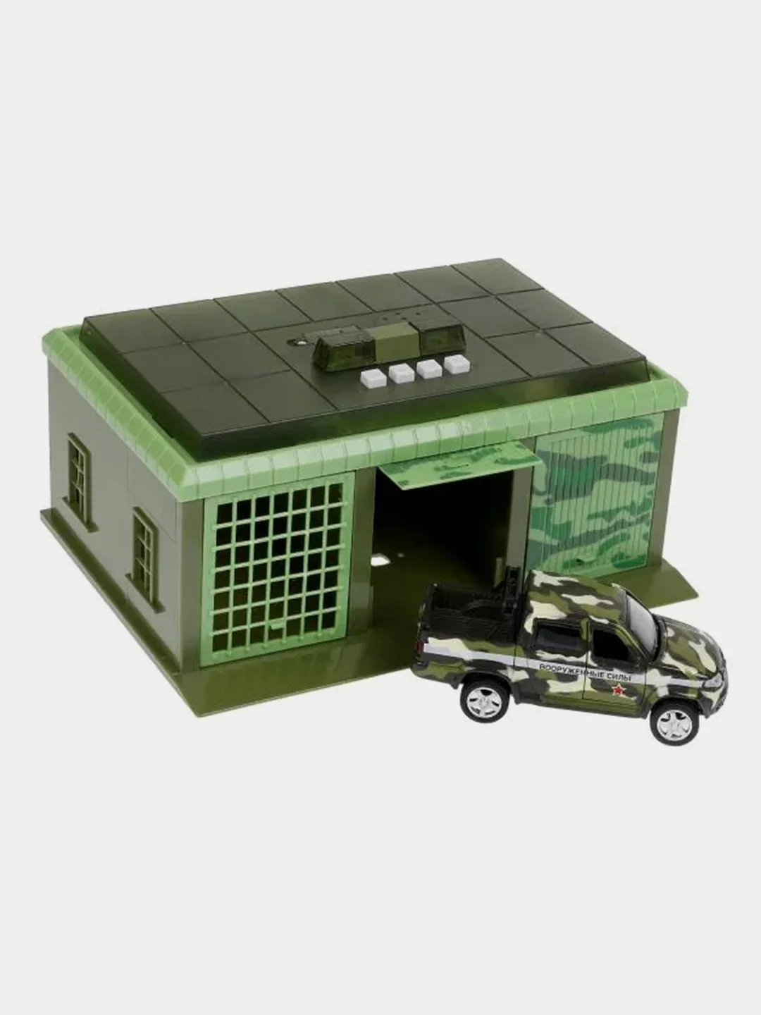 Игрушка Технопарк Модель ВОЕННАЯ БАЗА, 22 см