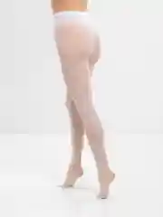 Бежевый меланж колготки женские