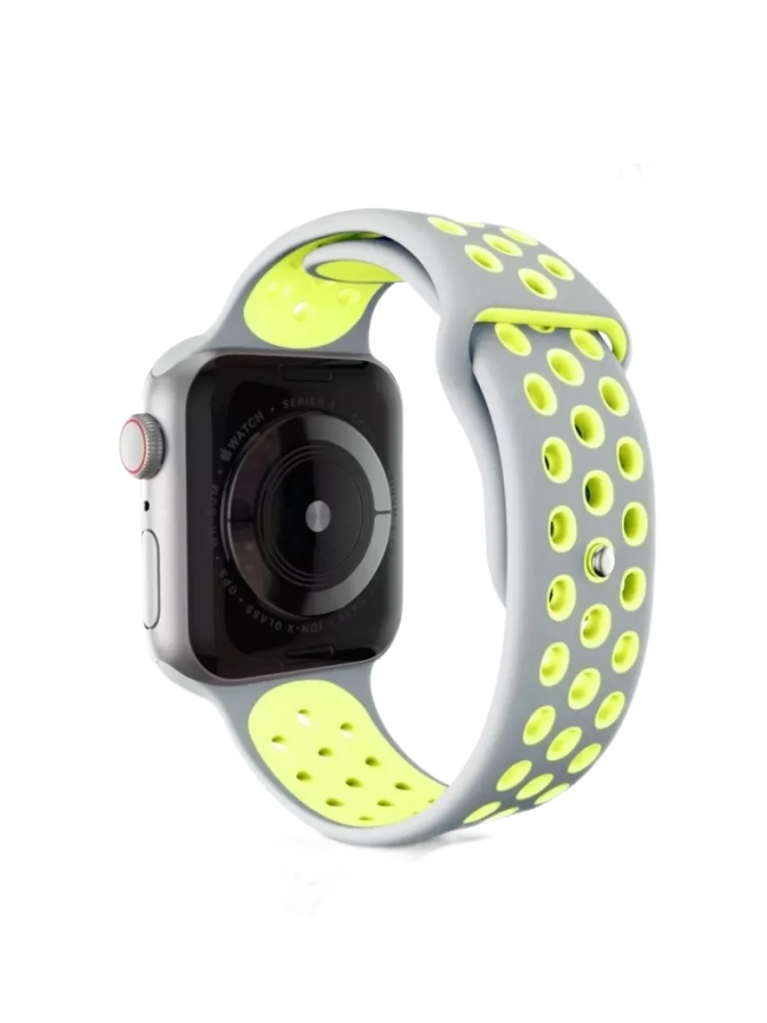 Серый спортивный ремешок для Xiaomi Amazfit Bip / GTR 42 мм / GTS / Samsung Gear S2