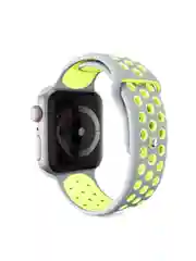 Серый спортивный ремешок для Xiaomi Amazfit Bip / GTR 42 мм / GTS / Samsung Gear S2