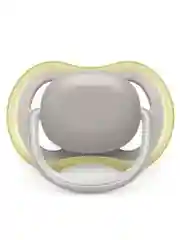 Силиконовые пустышки Philips Avent SCF085/16 ultra air 2 шт, зеленый/серый