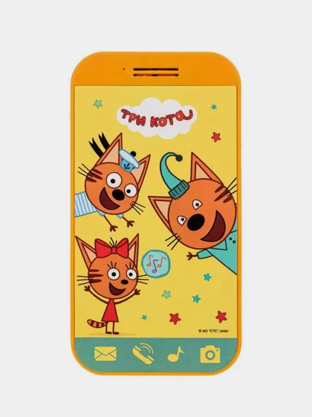 Игрушка Умка Телефончик "Три Кота", 20 песен, звуков и фраз, 3+