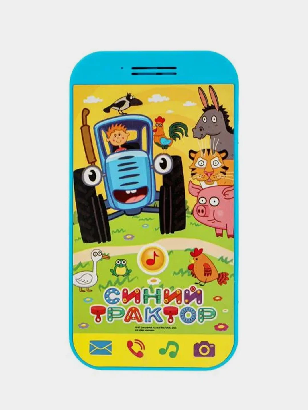 Игрушка Умка Телефончик "Синий трактор" , 15 песен, фраз и звуков, 1+