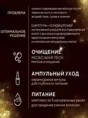 Шампунь Kerasys Advanced Интенсивное восстановлениес, 400 мл
