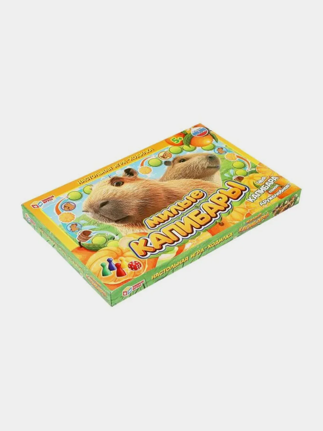 Настольная игра-ходилка Умные игры "Милые капибары", 5+