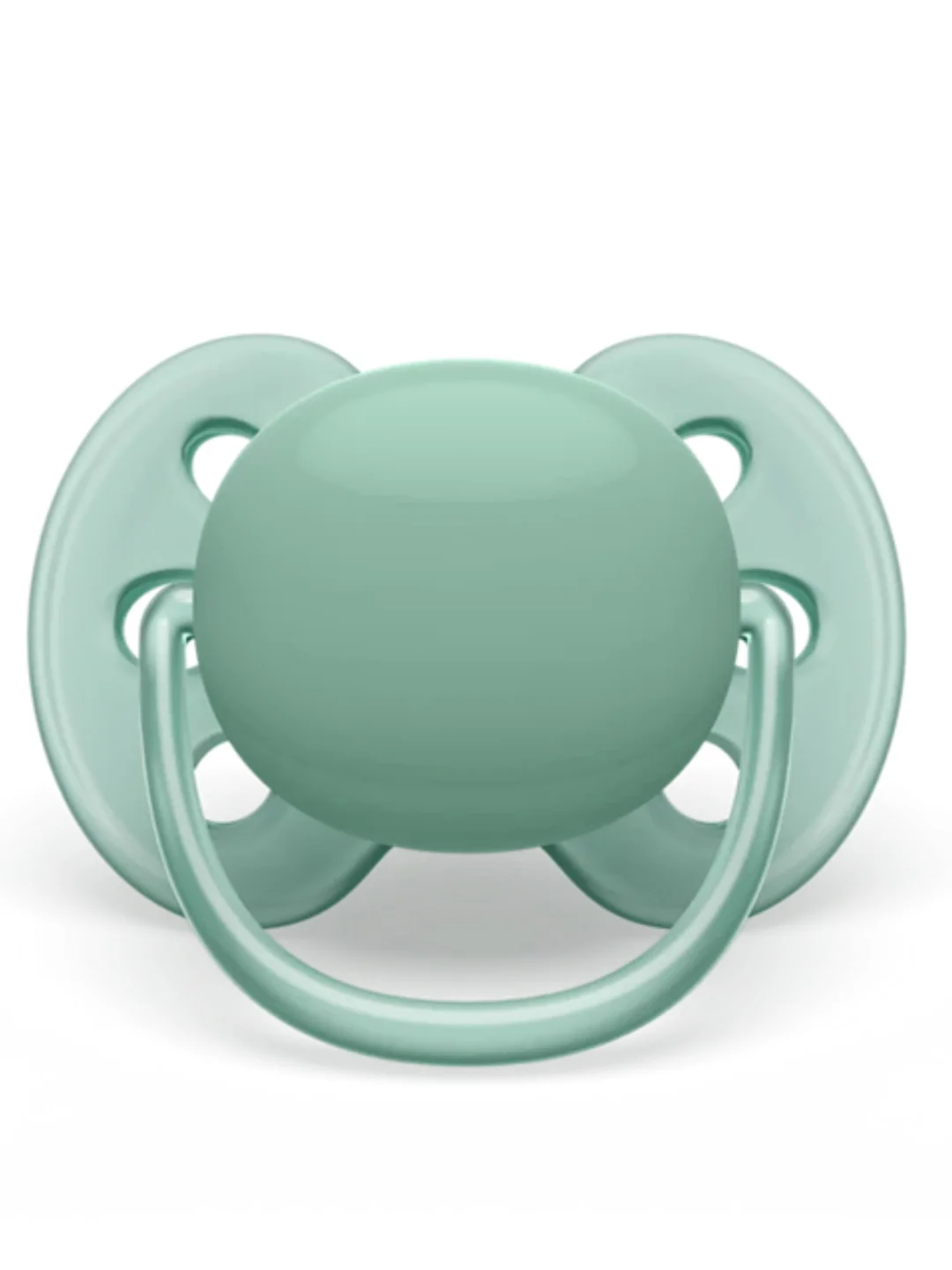 Силиконовая пустышка Philips Avent SCF091/03 Ultra Soft, 2 шт, 0-6 мес., оранжевый/зеленый
