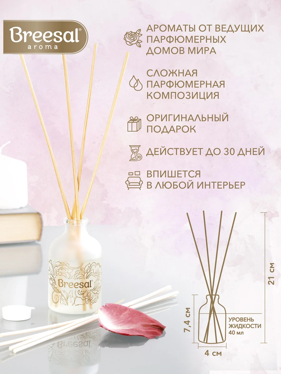 Ароматизатор для дома диффузор ароматический 3шт