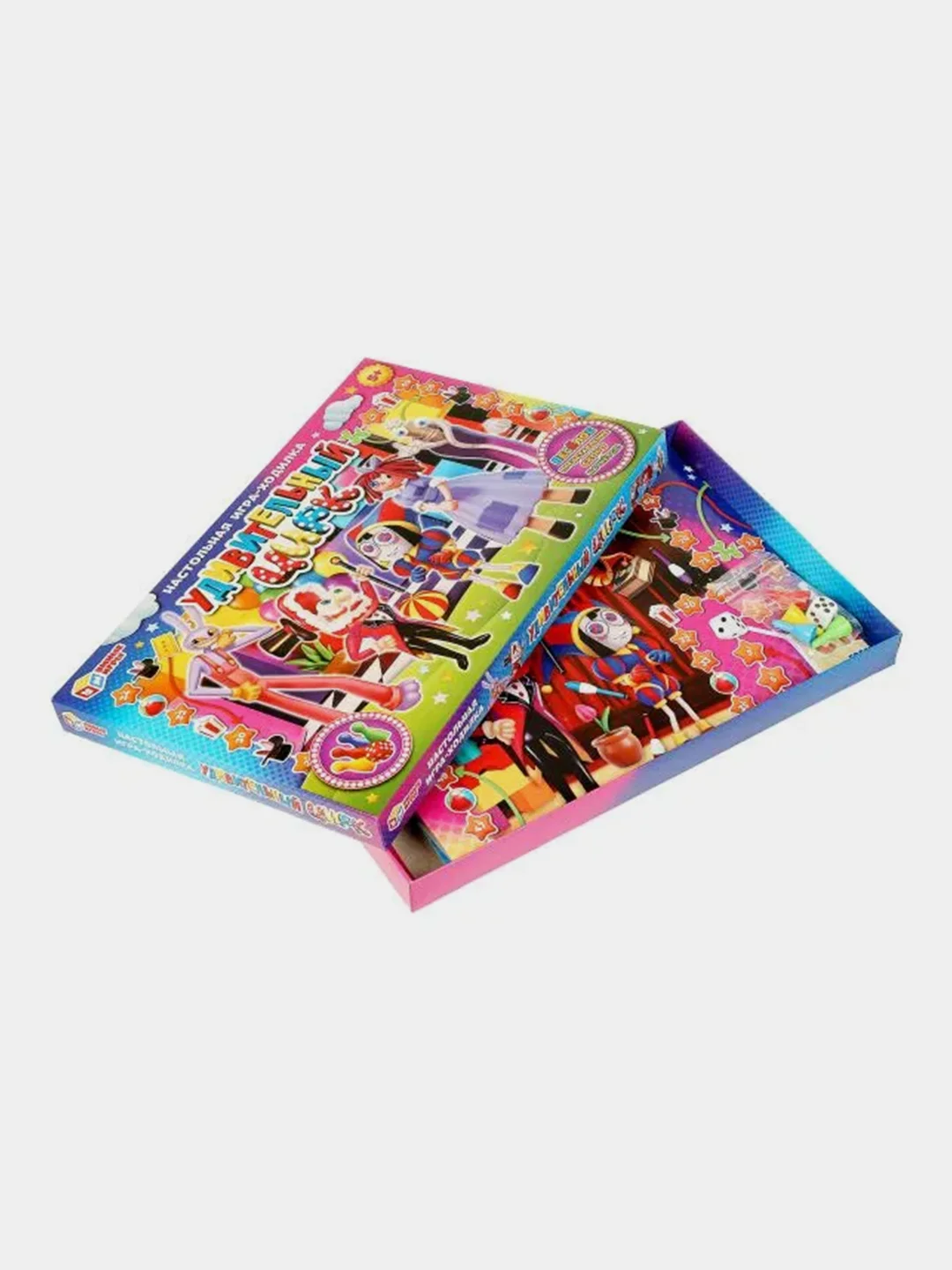 Настольная игра-ходилка Умные игры "Удивительный цирк", 5+
