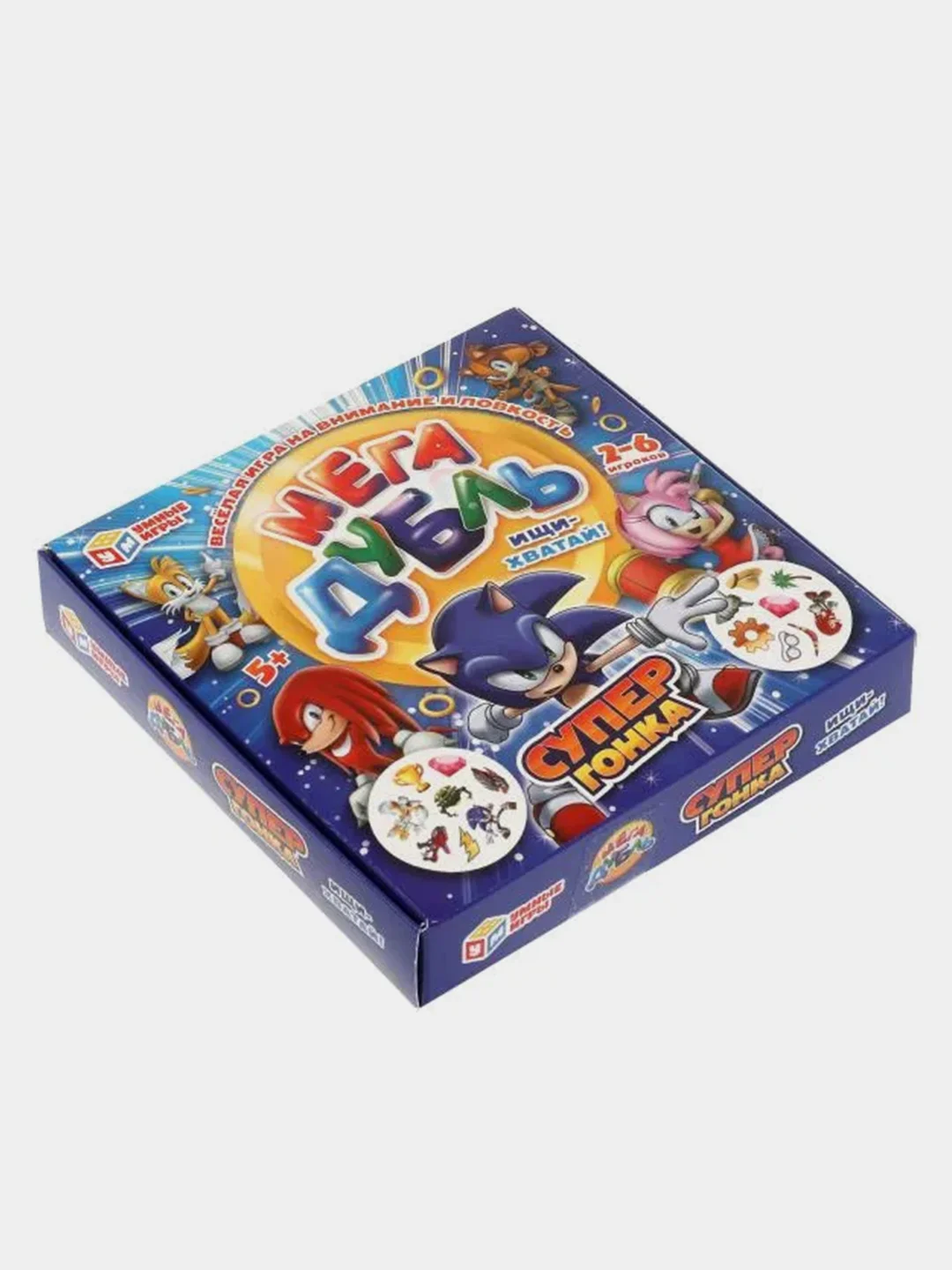Настольная игра Умные игры "Мега Дубль. Супергонка", 5+