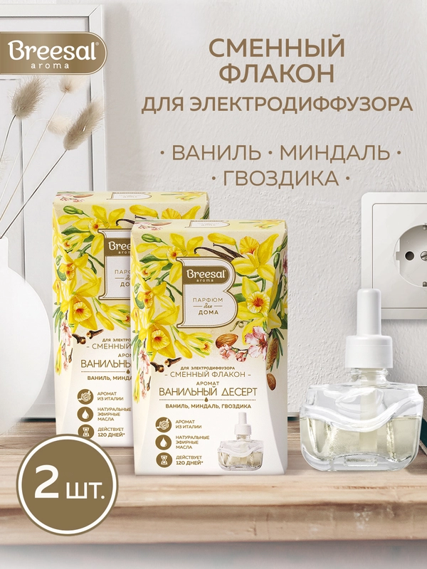 Сменный флакон для электрического диффузора, 2 шт