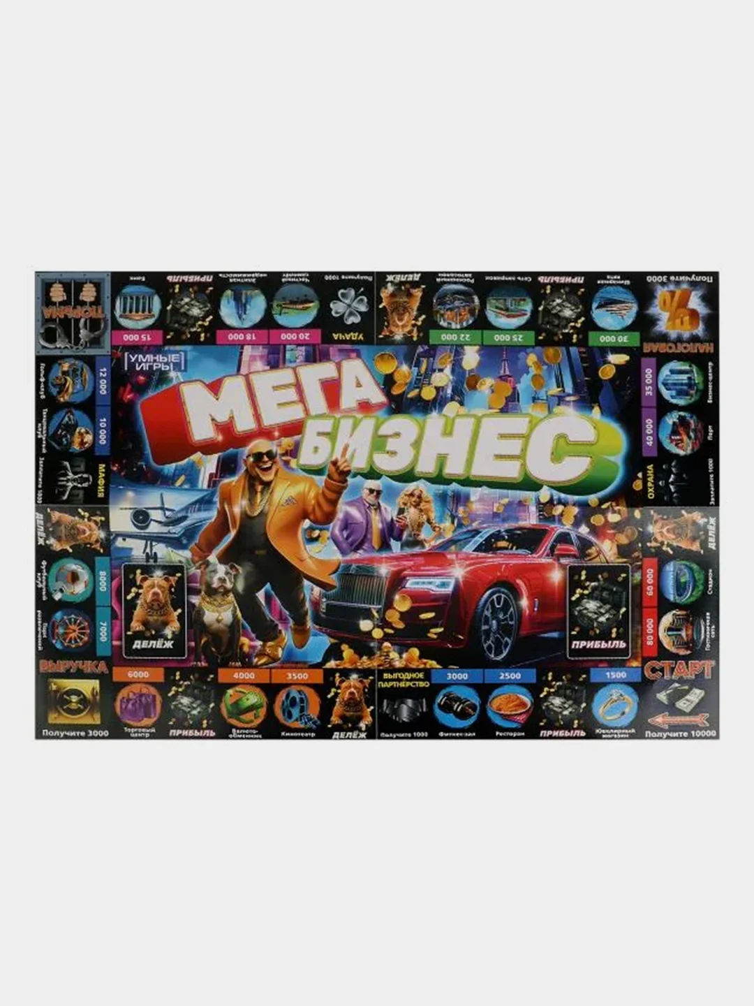 Настольная бизнес-игра Умные игры "Мегабизнес", 7+