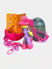 Сиреневый фигурка-игрушка Пони подвеска в яйце