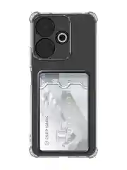 Молочный чехол для Xiaomi Redmi 13 4G/ 5G противоударный силиконовый BROSCORP с усиленными углами