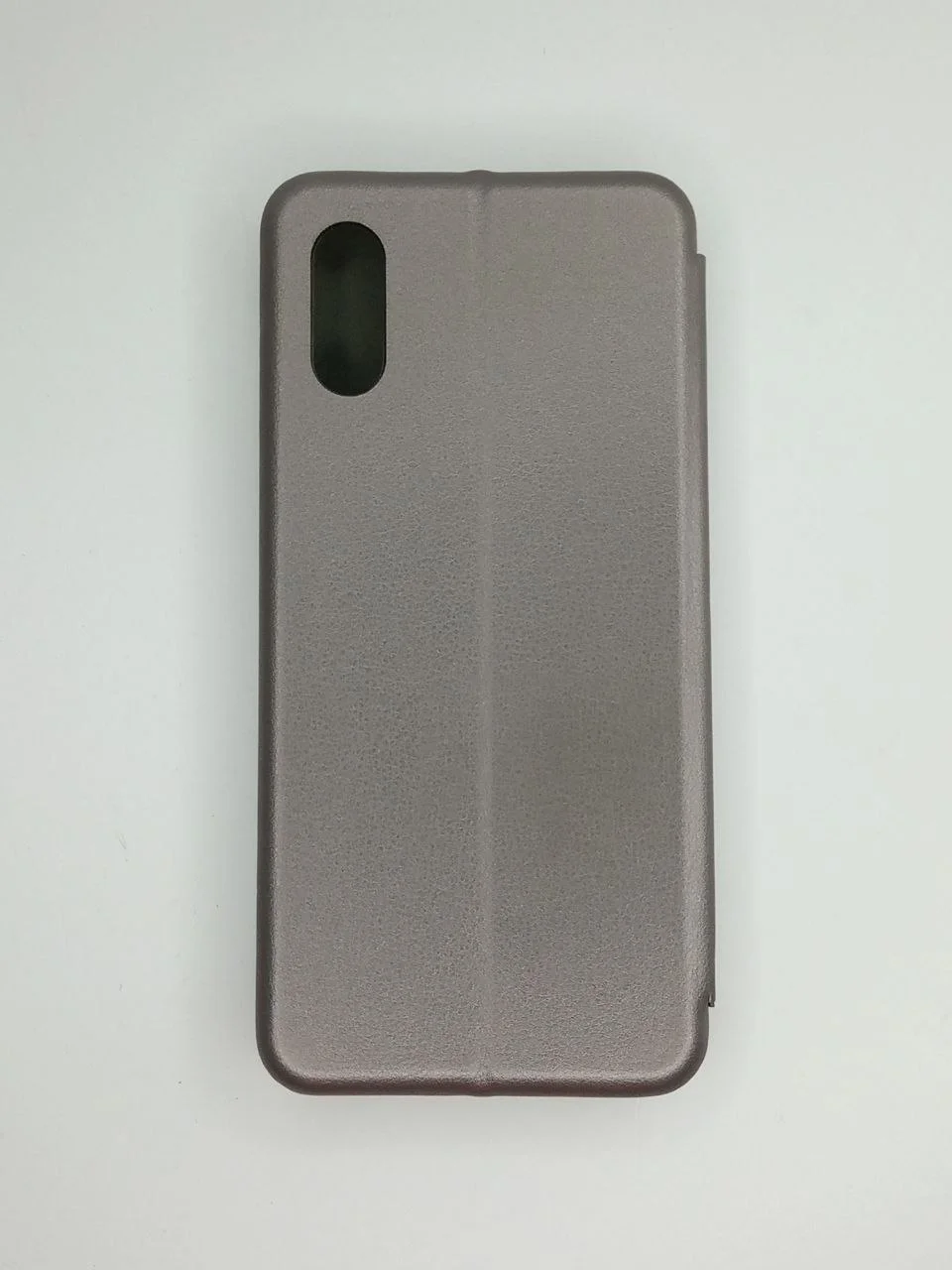Серебряный чехол книжка Samsung Galaxy A02, Самсунг Галакси А02