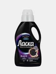 Гель для стирки Ласка Восстановление BLACK для чёрного и тёмного, 1л (16 стирок)