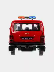 Игрушка Технопарк "ПОЖАРНАЯ ЧАСТЬ", машина и ворота