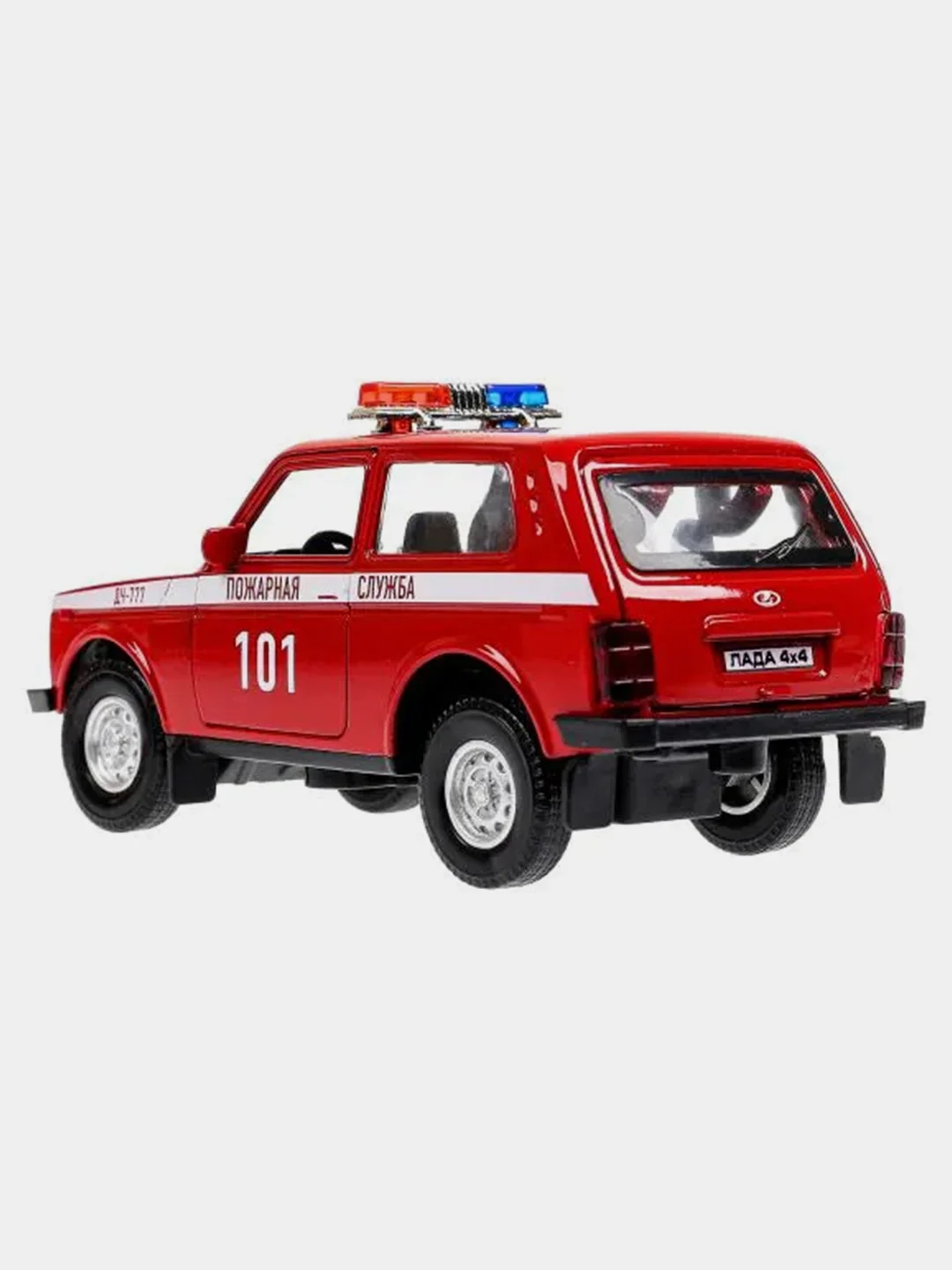 Игрушка Технопарк "ПОЖАРНАЯ ЧАСТЬ", машина и ворота