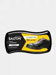 Черный губка для обуви Salton, черная и бесцветная