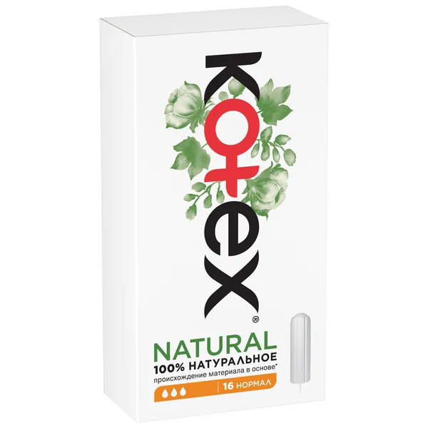 Тампоны Kotex Natural Нормал, 16шт.