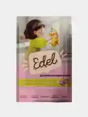 Паучи для взрослых кошек и котят Edel "С курицей и сердцем", в соусе, 24 штуки по 85 г