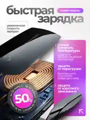 Угольный держатель для телефона автомобильный с беспроводной зарядкой. Автохолдер для Android IPHONE