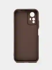 Коричневый чехол для Xiaomi Redmi Note 12S 4G, Сяоми Редми Нот 12С 4G, противоударный, с бортиками
