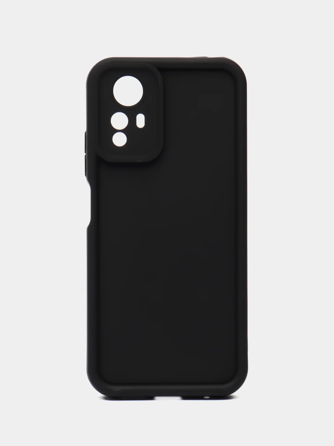 Черный чехол для Xiaomi Redmi Note 12S 4G, Сяоми Редми Нот 12С 4G, противоударный, с бортиками