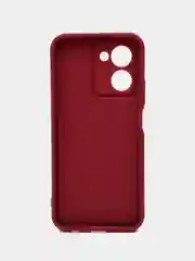 Бордовый чехол для Realme C33 4G, Реалми С33 4 джи противоударный, с высокими бортиками