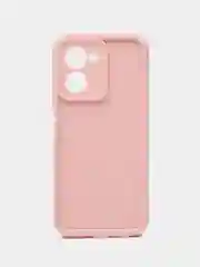 Розовый чехол для Realme C33 4G, Реалми С33 4 джи противоударный, с высокими бортиками