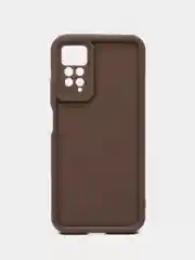Коричневый чехол для Xiaomi Redmi Note 12 Pro 4G/ Note 11 Pro (Редми Нот 12, 11, Про), противоударный