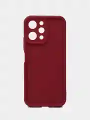 Бордовый чехол для Xiaomi Redmi 12 4G, Сяоми Редми 12 4G, противоударный, с бортиками