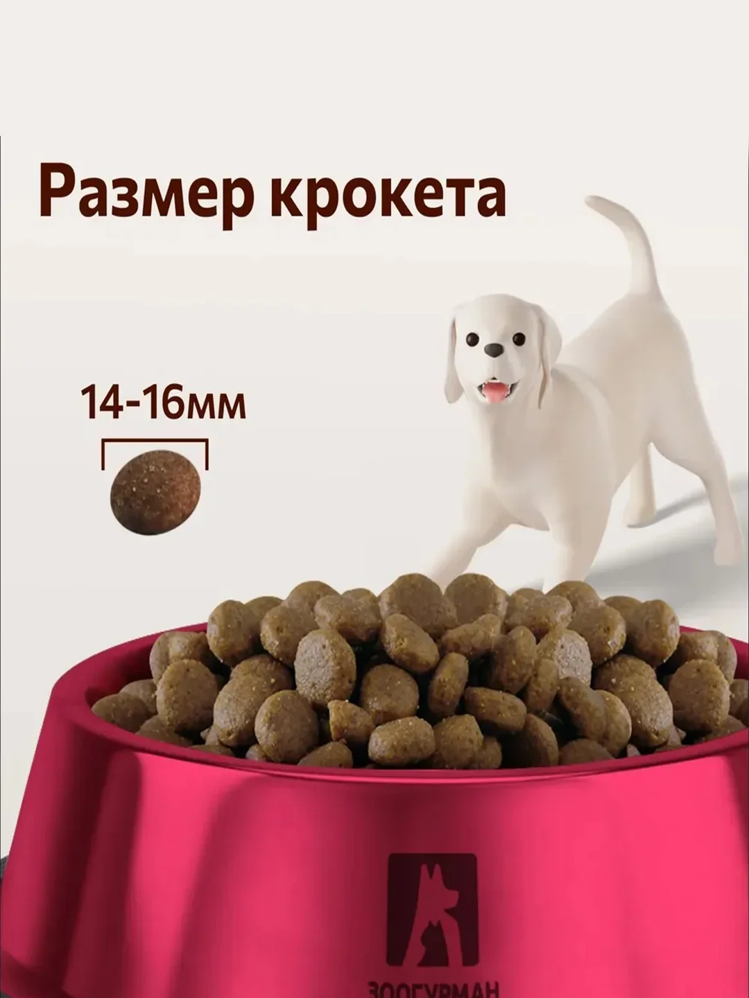 Полнорационный сухой корм, Зоогурман BIG DOG Индейка, 5 кг