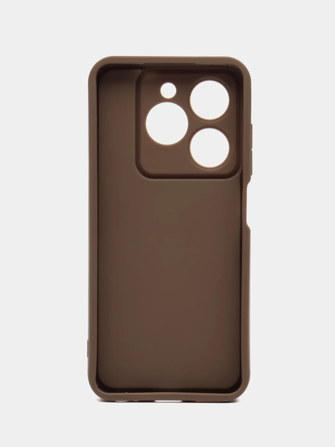 Коричневый чехол Tecno Spark 20C, Spark 20, Spark Go 2024, Hot 40i (Спарк 20), противоударный