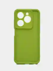 Зеленый чехол Tecno Spark 20C, Spark 20, Spark Go 2024, Hot 40i (Спарк 20), противоударный