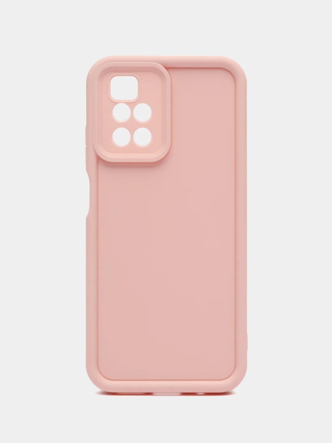 Розовый чехол для Xiaomi Redmi 10 2022 4G (Сяоми Редми 10 4G), противоударный, с бортиками