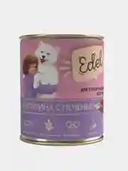 Консервированный корм Edel Телятина с печенью, 6 штук по 850 г