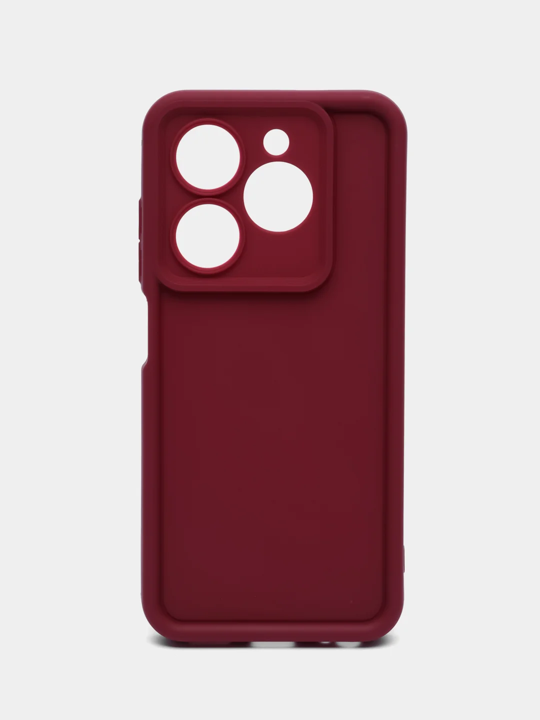 Бордовый чехол Tecno Spark 20C, Spark 20, Spark Go 2024, Hot 40i (Спарк 20), противоударный
