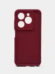 Бордовый чехол Tecno Spark 20C, Spark 20, Spark Go 2024, Hot 40i (Спарк 20), противоударный