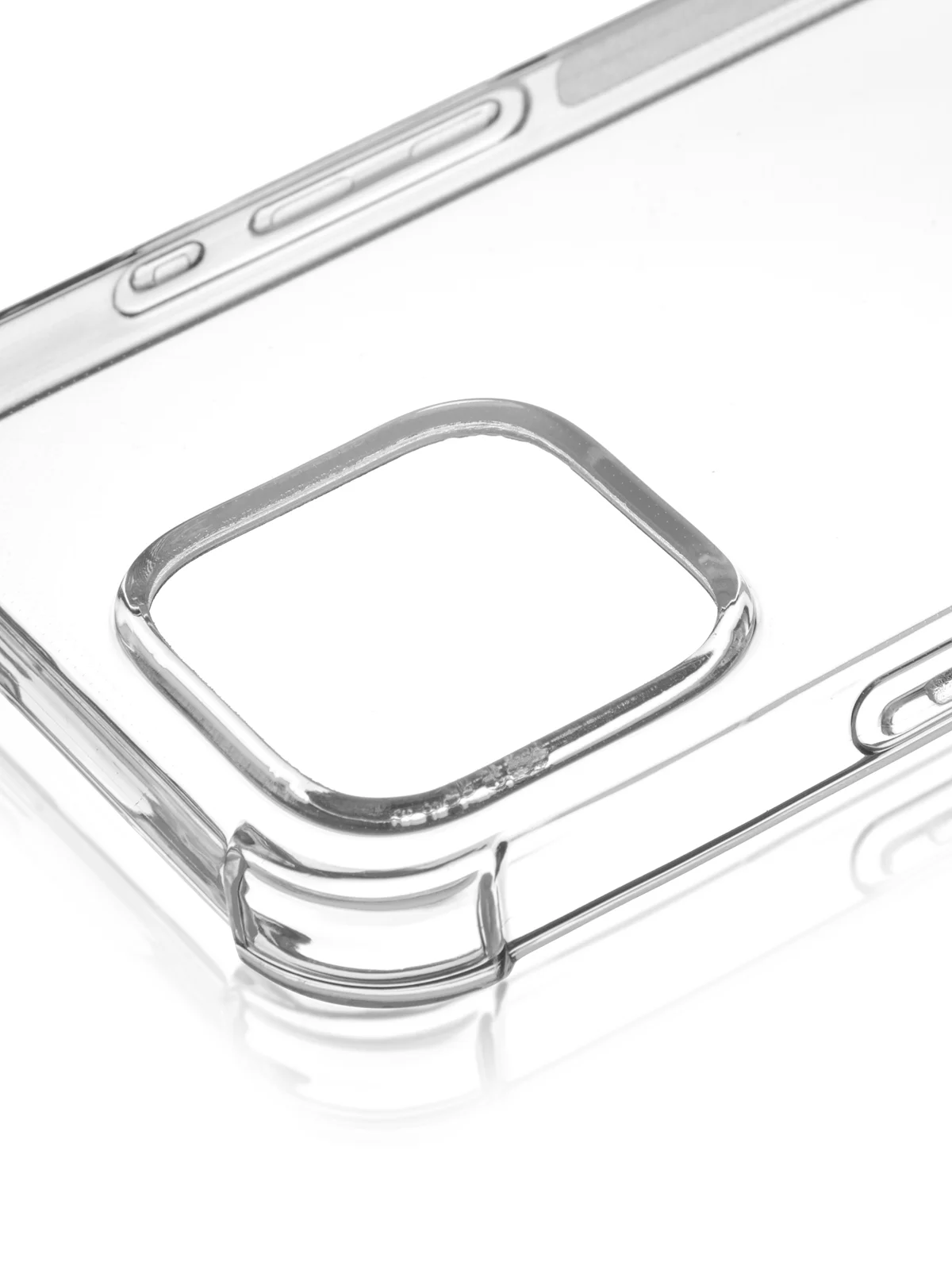 Прозрачный чехол для iPhone 16, Pro, Max, Plus противоударный силиконовый BROSCORP с защитой углов