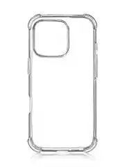 Прозрачный чехол для iPhone 16, Pro, Max, Plus противоударный силиконовый BROSCORP с защитой углов